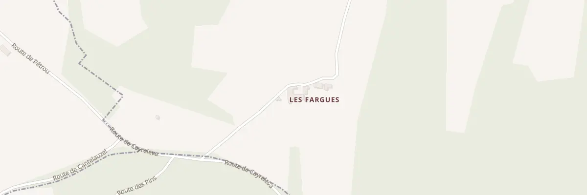 Plan du 64 Les Fargues à Sagelat