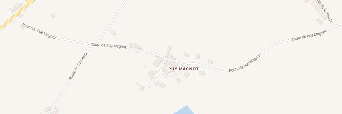 Plan du 483 Rte de Puy Magnot à Séreilhac