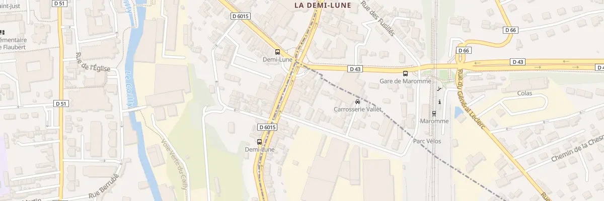 Plan du 3 Rue de la Gare à Déville-lès-Rouen