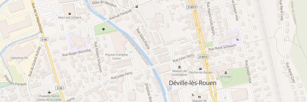 Plan du 20 Rue Saint - Pierre à Déville-lès-Rouen