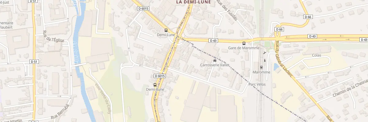 Plan du 5 Rue de la Gare à Déville-lès-Rouen