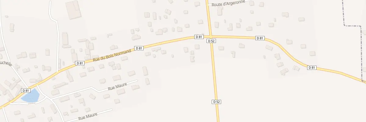 Plan du 3 Rue de Surtauville à Vraiville