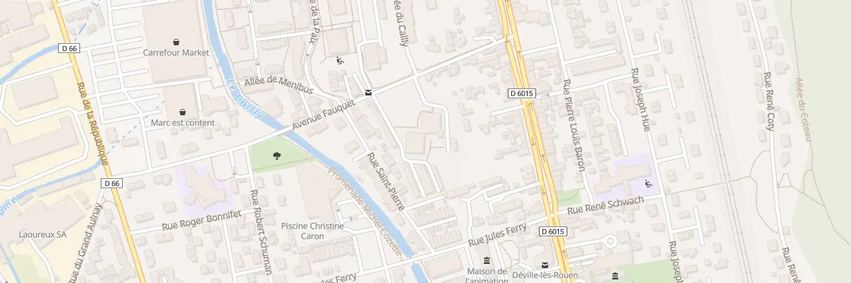 Plan du 15 Av Fauquet à Déville-lès-Rouen