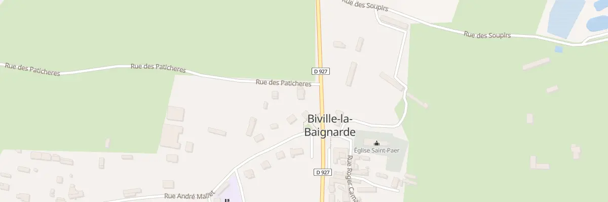 Plan du 39 Rue des Paticheres à Biville-la-Baignarde