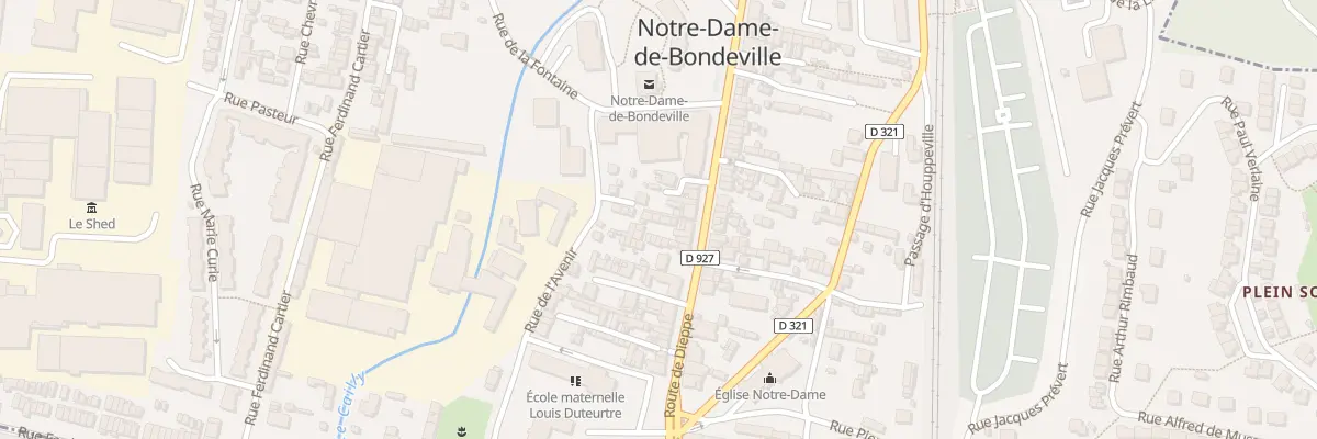 Plan du 59 Imp du Commerce à Notre-Dame-de-Bondeville
