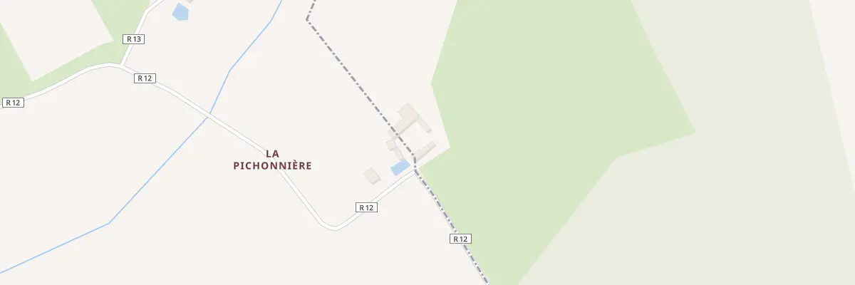 Plan du 240 La Pichonnière à Frazé