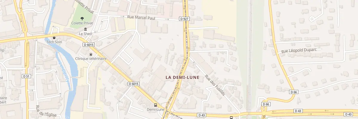 Plan du 163 Rte de Dieppe à Maromme