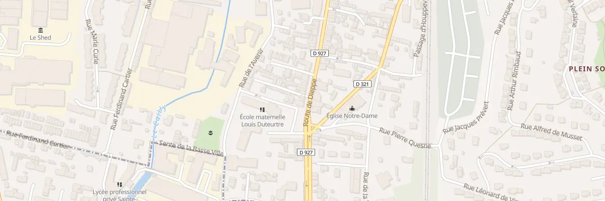 Plan du 29 Rte de Dieppe à Notre-Dame-de-Bondeville