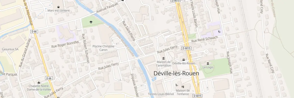 Plan du 30 Rue Jules Ferry à Déville-lès-Rouen