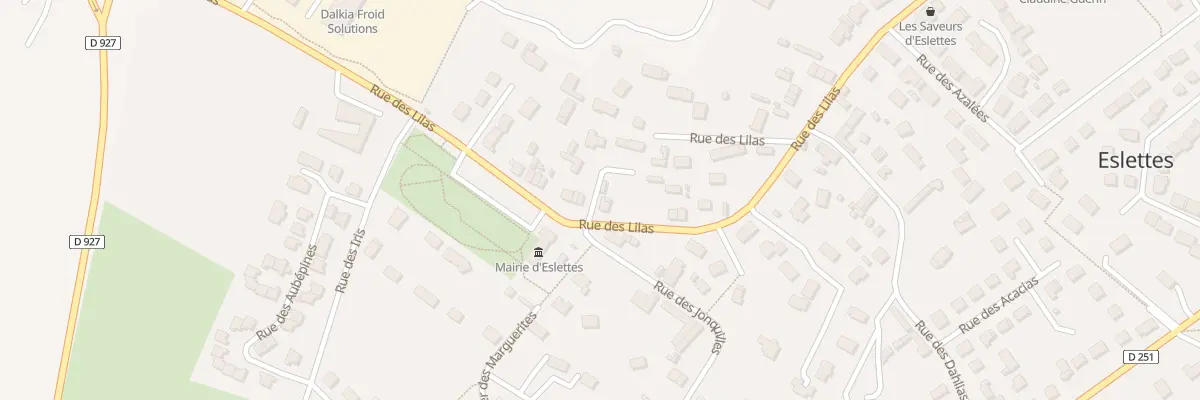 Plan du 15 Rue des Lilas à Eslettes
