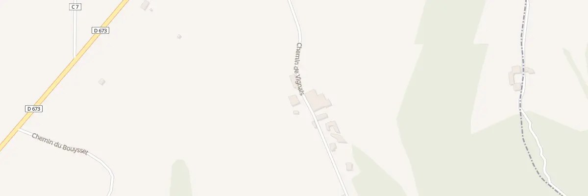 Plan du 390 Che de Vignals à Saint-Martin-le-Redon