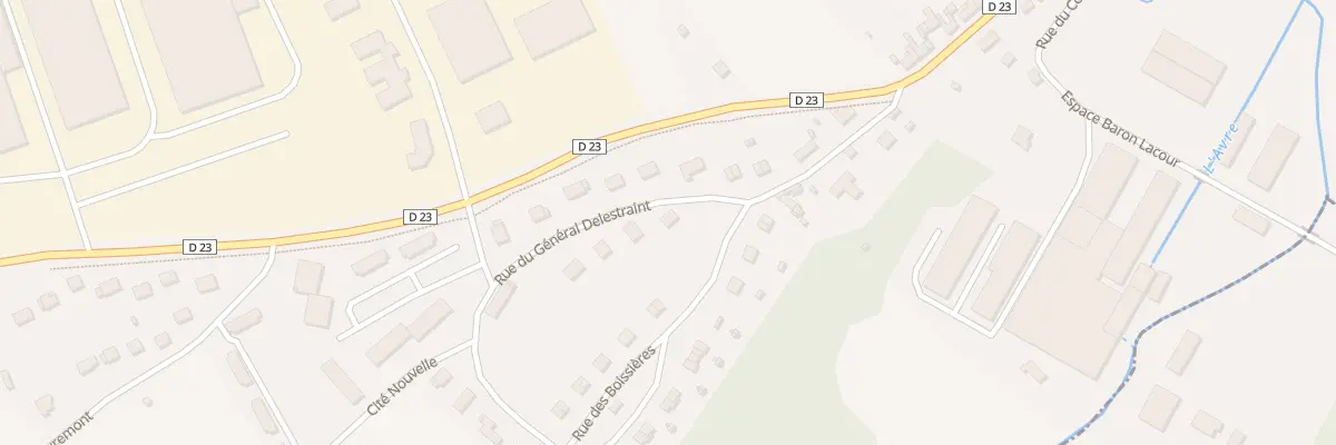 Plan du 1 Rue du General Delestraint à Tillières-sur-Avre