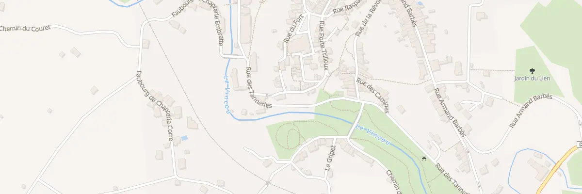Plan du 9 Rue Porte Trilloux à Bellac