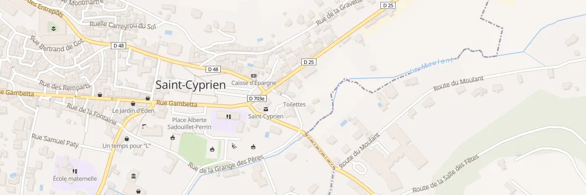 Plan du 4A Rue de l’Ancien Moulin à Saint-Cyprien