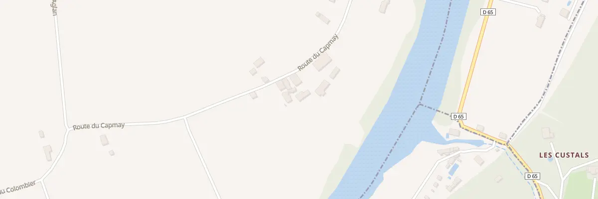 Plan du 23 Rte du Capmay à Soturac
