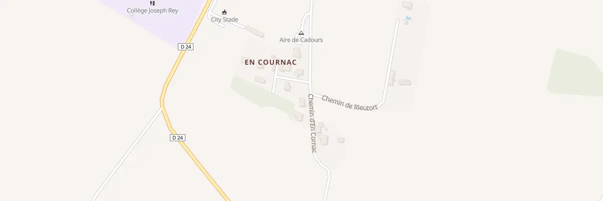 Plan du 10B Che d’En Cornac à Cadours