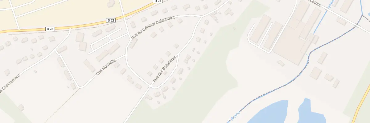 Plan du 23 Rue des Boissières à Tillières-sur-Avre