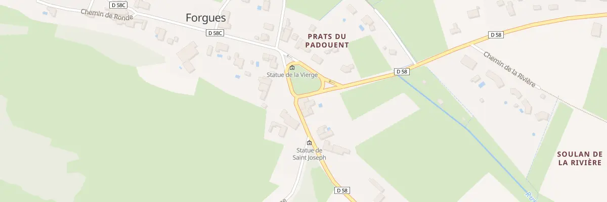 Plan du 23 Le Pontet à Forgues