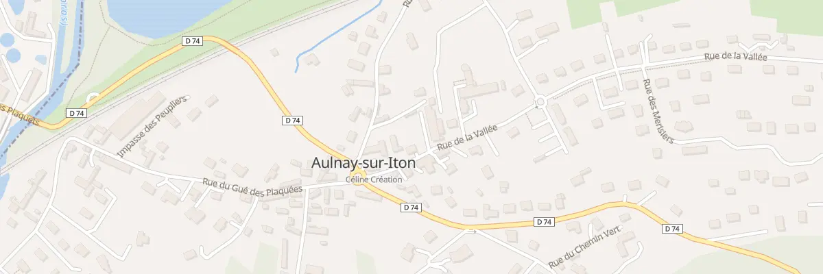Plan du 3 Rue de la Vallée à Aulnay-sur-Iton