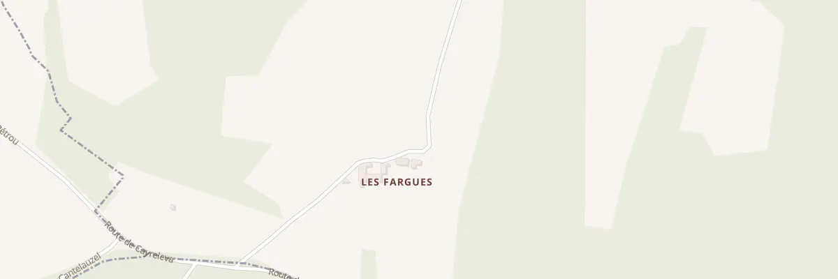 Plan du 63 Les Fargues Basses à Sagelat