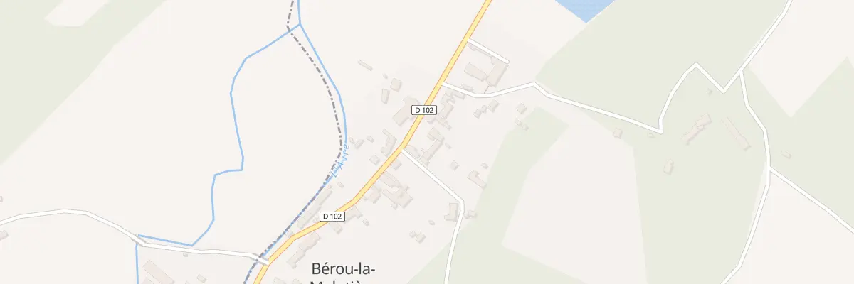 Plan du 12 Rue de l’Avre à Bérou-la-Mulotière