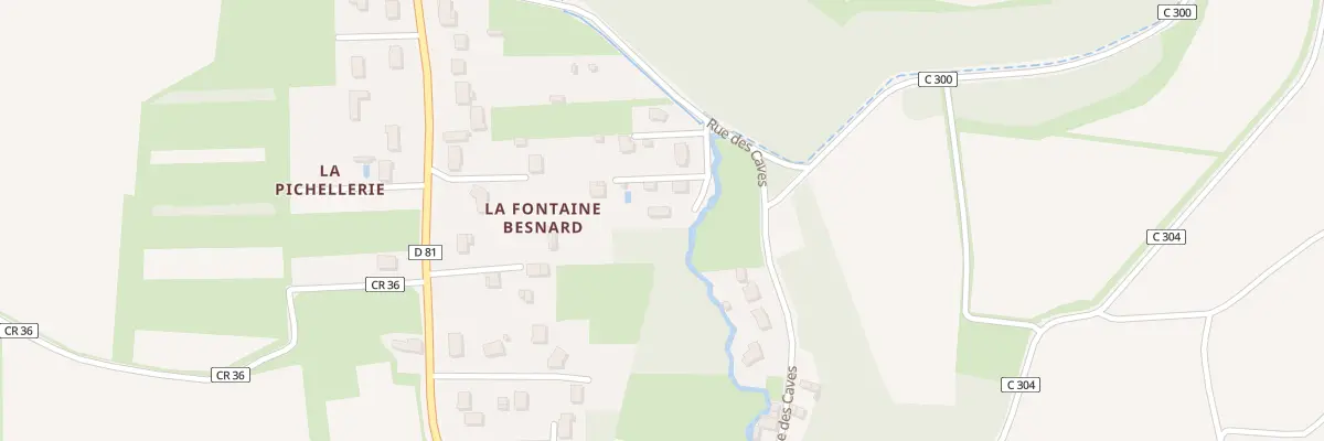 Plan du 6B Imp de la Fontaine Besnard à Civray-de-Touraine