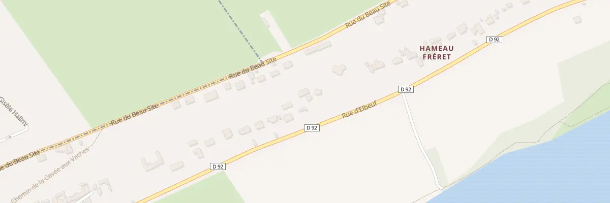 Plan du 206 Rue d’Elbeuf à Freneuse