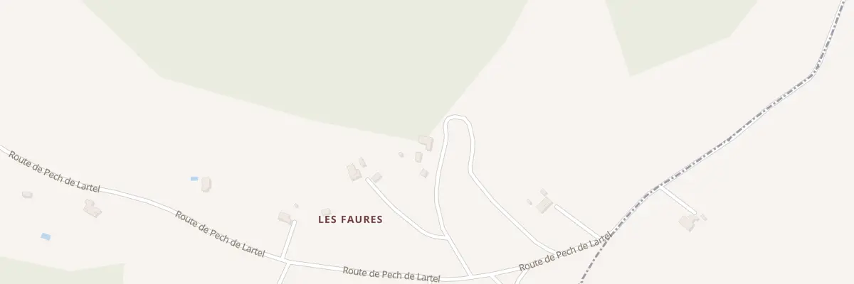 Plan du 1102 Rte de Pech de Lartel à Masquières