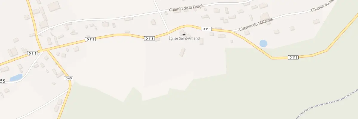 Plan du 8 Rue de Saint Amand à Feuguerolles