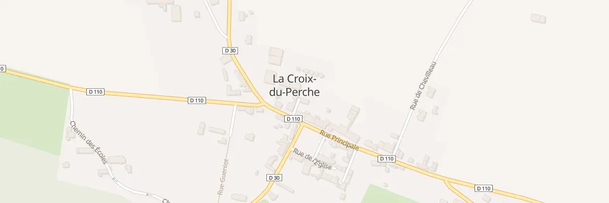 Plan du 4 Le Bourg à La Croix-du-Perche