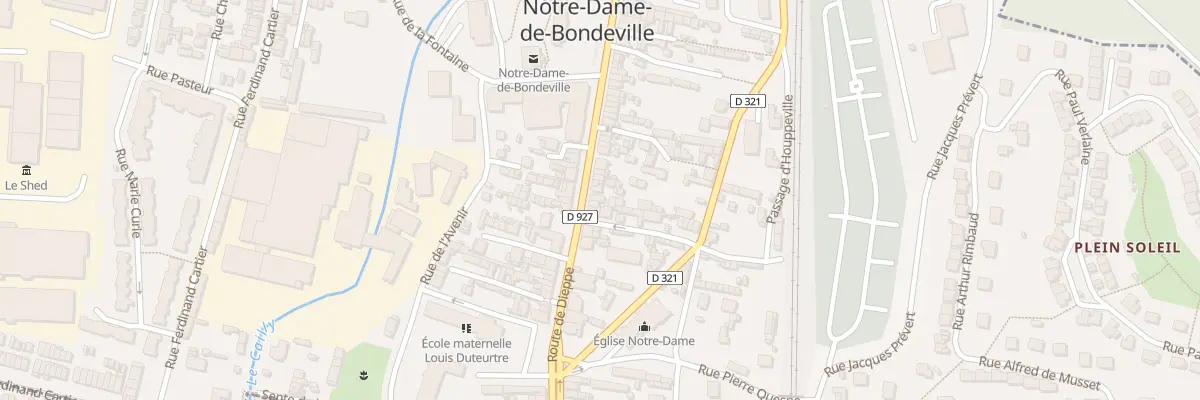 Plan du 112 Rte de Dieppe à Notre-Dame-de-Bondeville