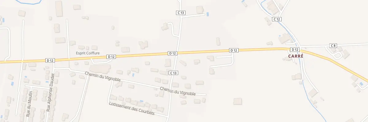 Plan du 670 Rte de Castelsarrasin à Castelmayran
