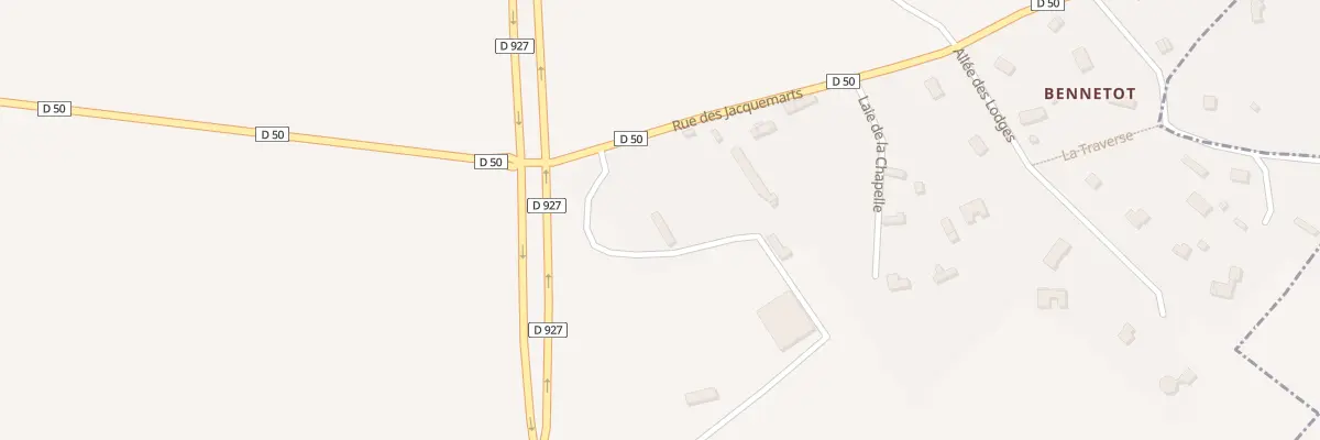 Plan du 36 Rue des Jacquemarts à Beauval-en-Caux
