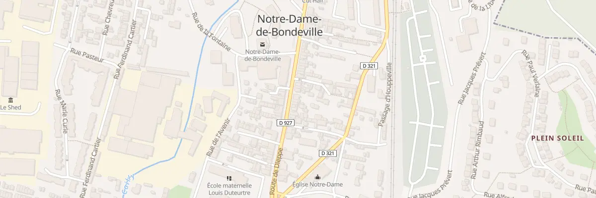 Plan du 124 Rte de Dieppe à Notre-Dame-de-Bondeville