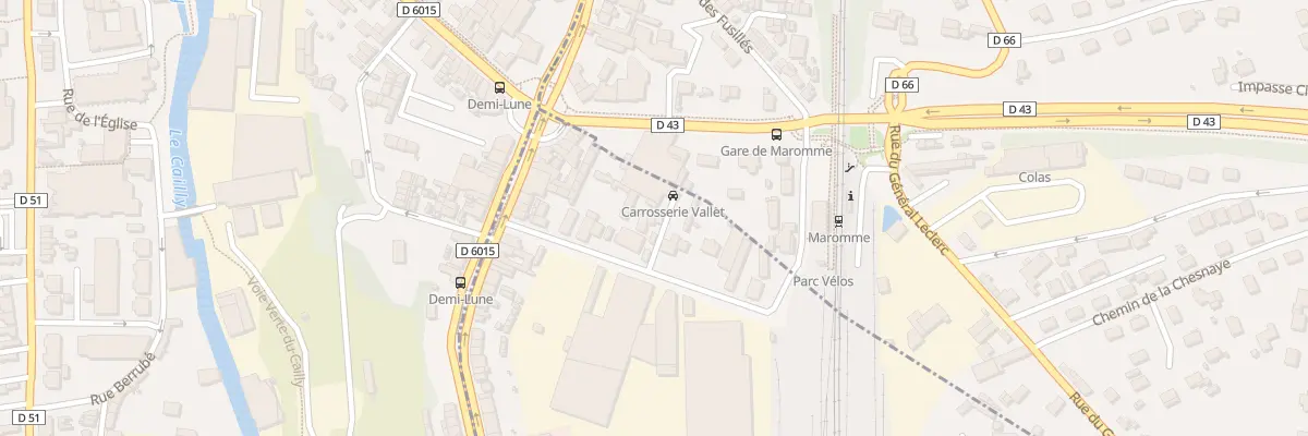 Plan du 23 Rue de la Gare à Déville-lès-Rouen