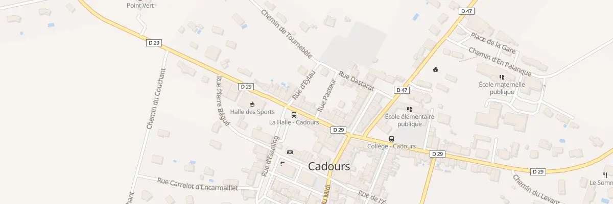 Plan du 107 Le Village à Cadours