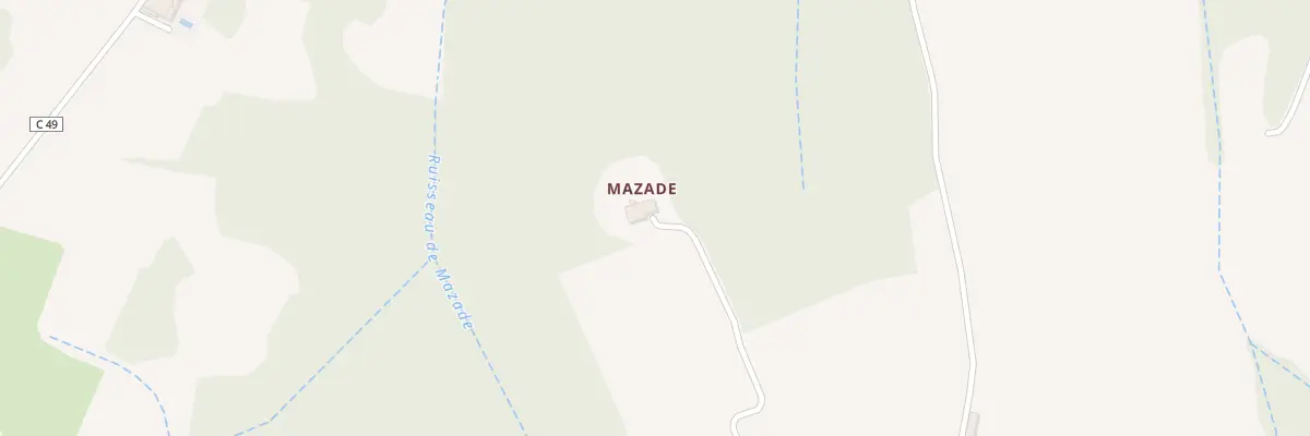 Plan du 607 Che de Sex à Moissac