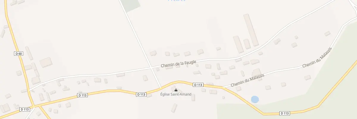 Plan du 5 Che de la Feugle à Feuguerolles