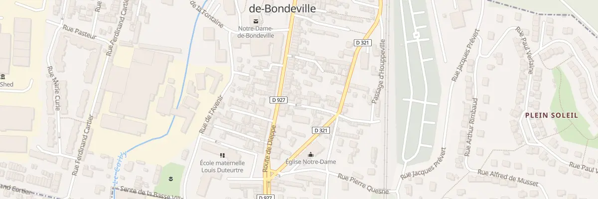 Plan du 5A Rue Gambetta à Notre-Dame-de-Bondeville