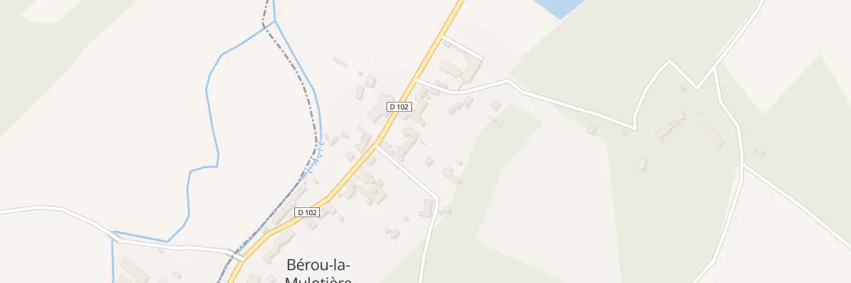 Plan du 10 Rue de l’Avre à Bérou-la-Mulotière