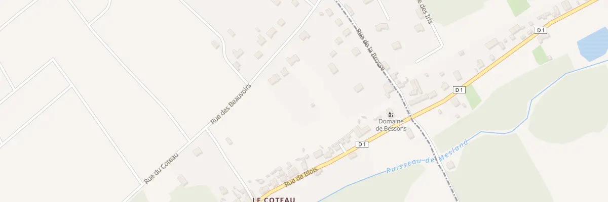 Plan du 5 Rue des Beauvoirs à Limeray