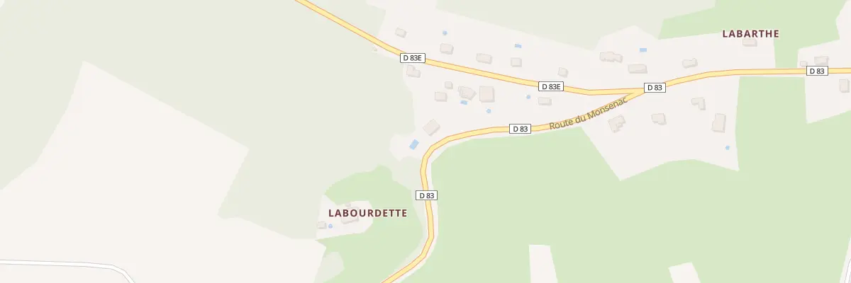 Plan du 5002F Labourdette à Lautignac