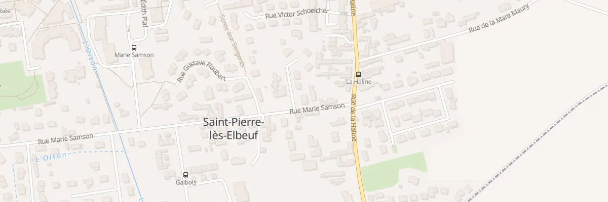 Plan du 1 Rue Marie Anne du Bocage à Saint-Pierre-lès-Elbeuf