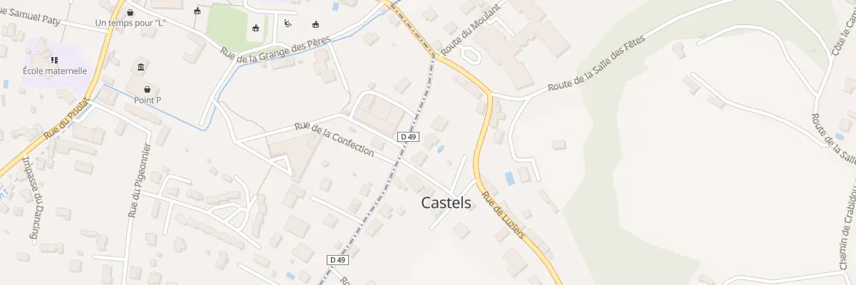 Plan du 16 Rue Sainte Sabine à Castels et Bézenac