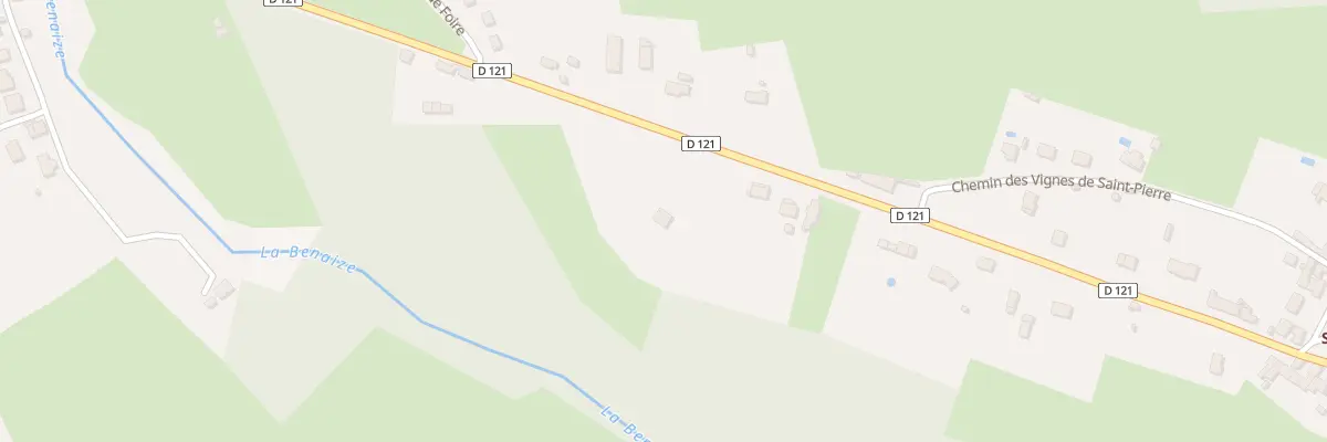 Plan du 10 Rte de Saint-pierre à La Trimouille