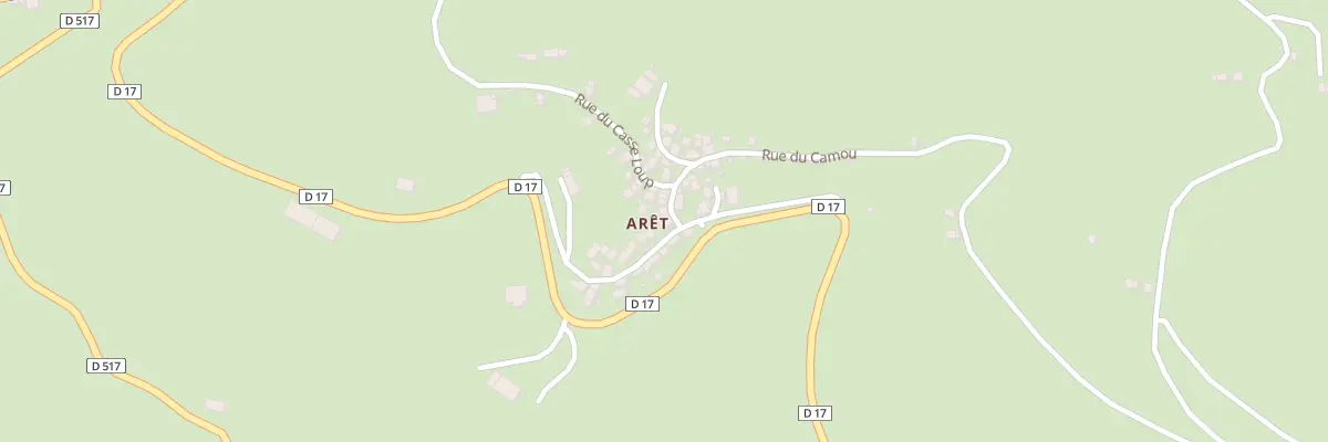 Plan du 28 Aret à Arrien-en-Bethmale