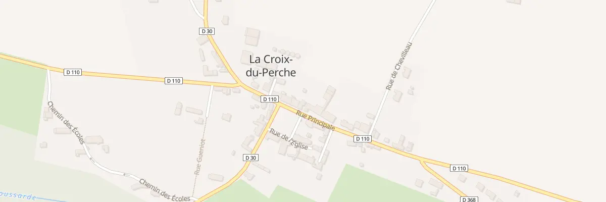 Plan du 25 Rue Principale à La Croix-du-Perche