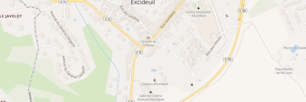 Plan du 5 Pl du Château à Excideuil