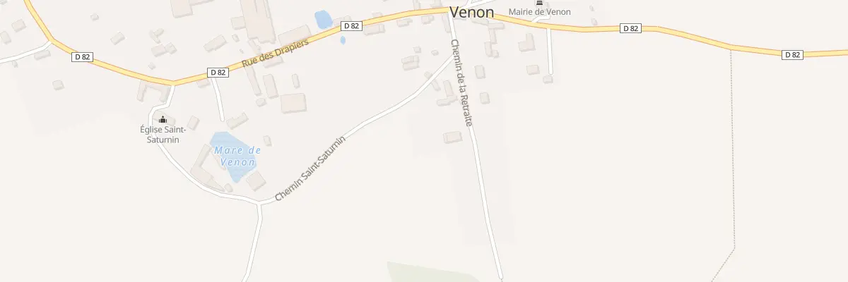 Plan du 6 Chem Saint Saturnin à Venon