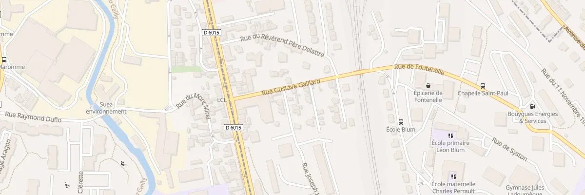 Plan du 124 Rue Joseph Hue à Déville-lès-Rouen
